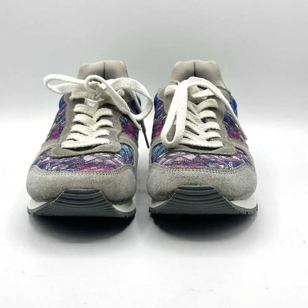 Inkkas Monterey Jogger Women's Multicolor Sneaker Size 9 Grey Suede Shoes